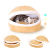 Warm Cat Hamburger Bed